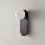 Flat Base Globe Sconce - Lamp Outdoor