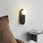 Flat Base Globe Sconce - Lamp Outdoor