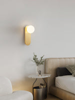 Flat Base Globe Sconce - Lamp Outdoor