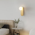 Flat Base Globe Sconce - Lamp Outdoor