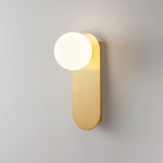 Flat Base Globe Sconce - Lamp Outdoor
