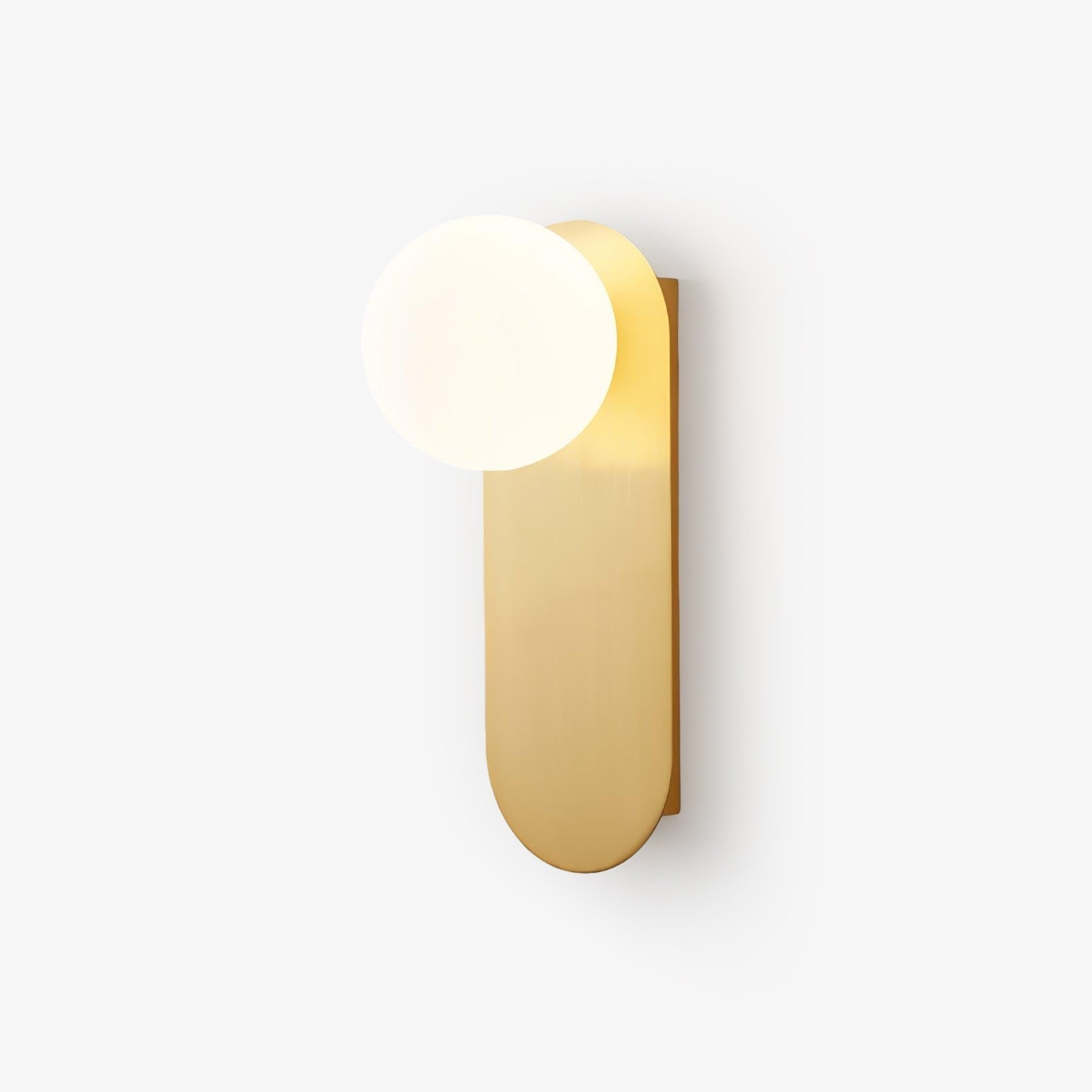 Flat Base Globe Sconce - Lamp Outdoor