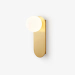 Flat Base Globe Sconce - Lamp Outdoor