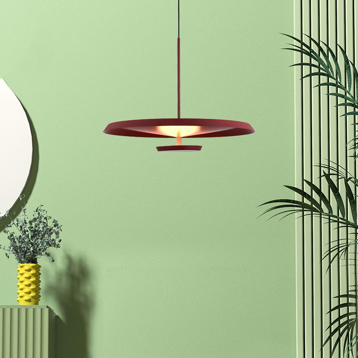 Flat Pendant Light - Lamp Outdoor