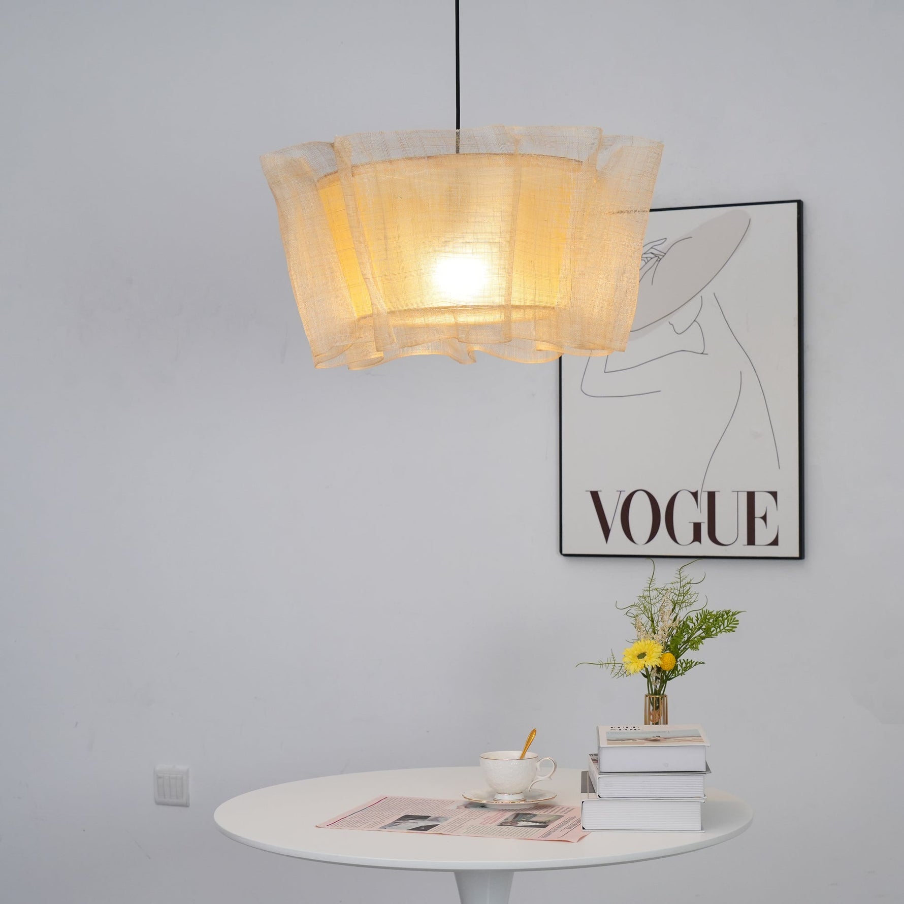 Flaxen Weave Pendant Lamp - Lamp Outdoor
