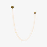 Solara Pendant Lamp Flexible Curve Silicone Brass - Letslighting