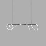 Lustra Chandelier Flexible Silicone Curve Modern Elegant - Letslighting