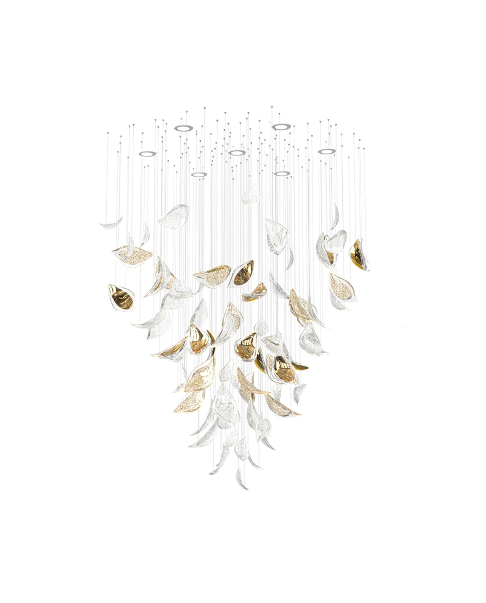 Avynen Crystal Petal Chandelier - Lamp Outdoor