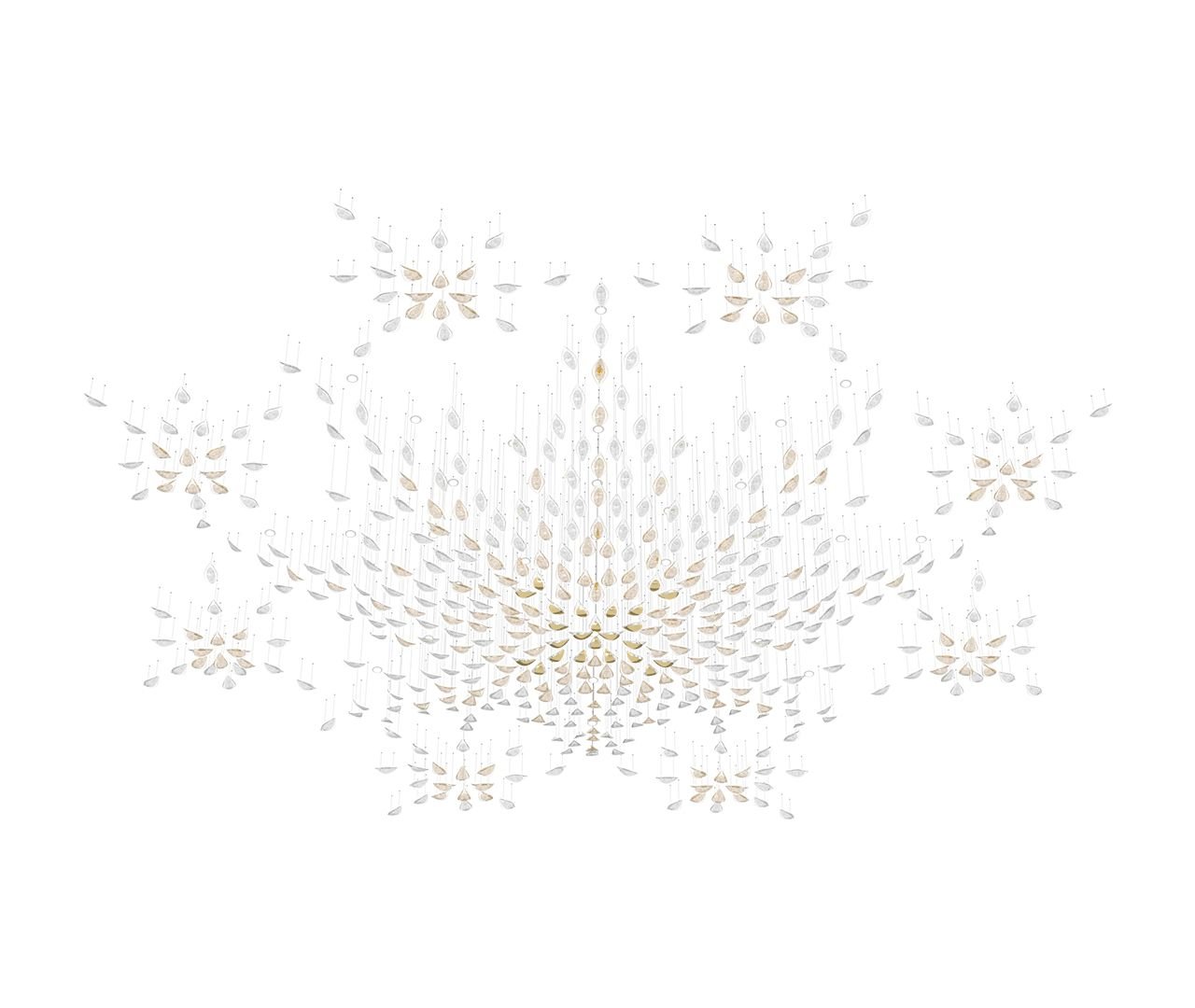 Avynen Crystal Petal Chandelier - Lamp Outdoor