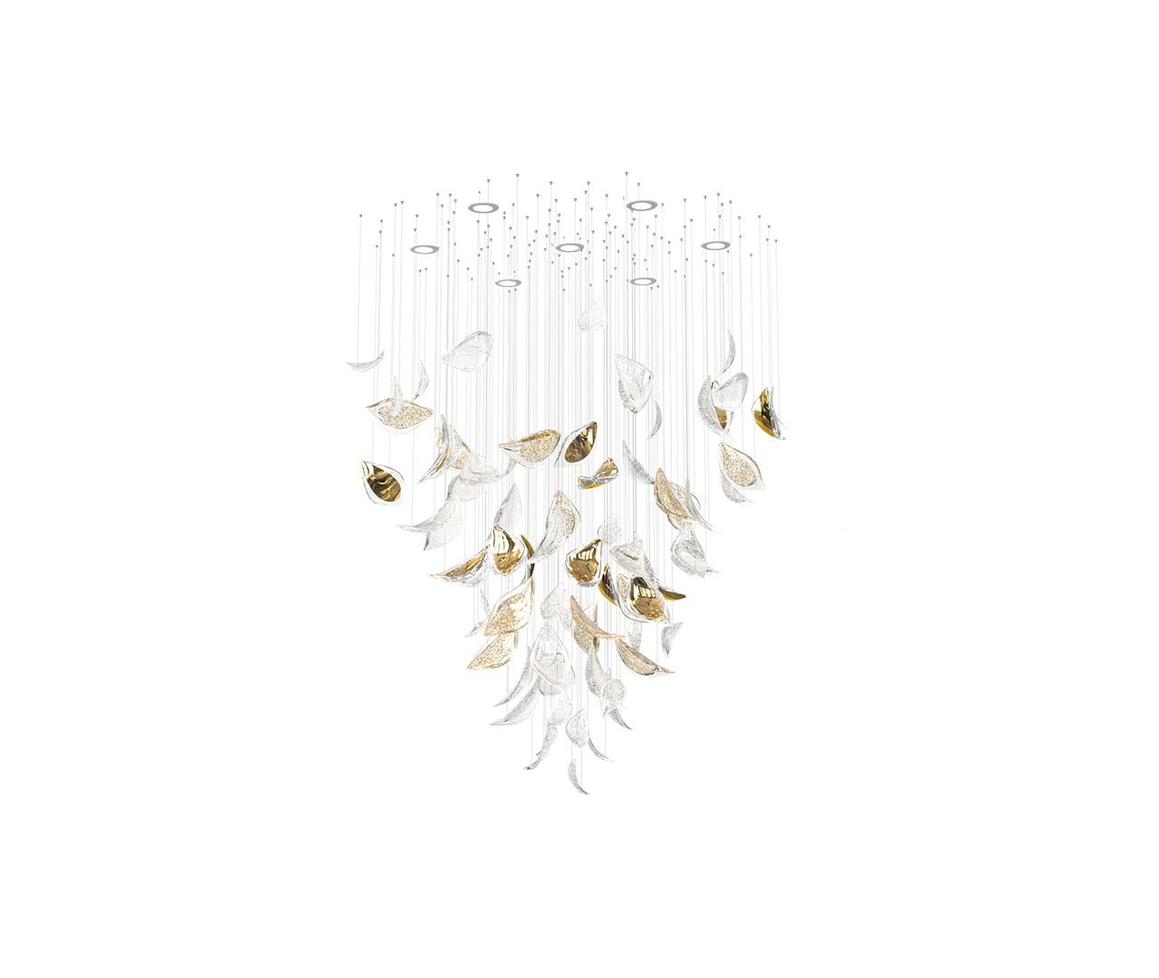 Avynen Crystal Petal Chandelier - Lamp Outdoor