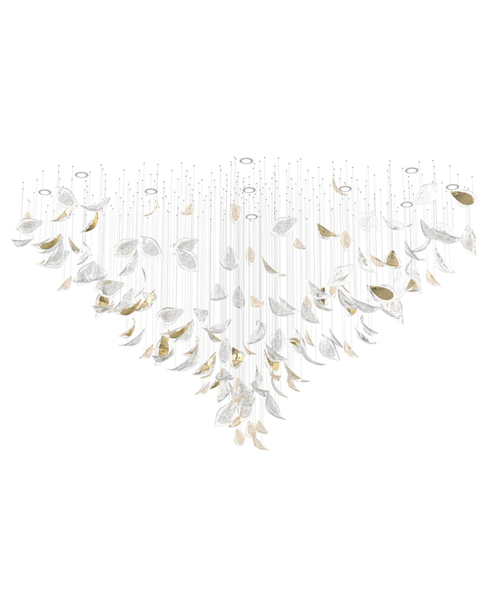 Avynen Crystal Petal Chandelier - Lamp Outdoor