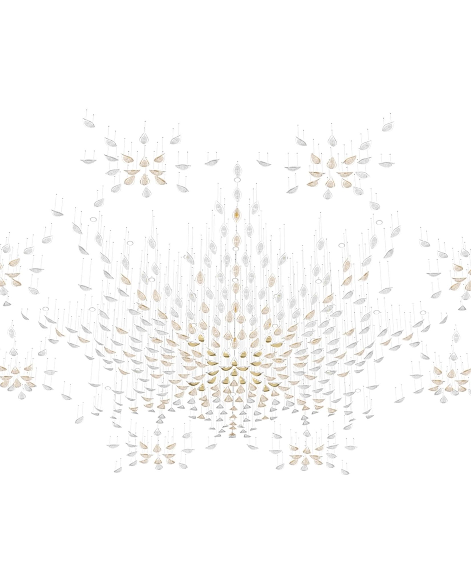 Avynen Crystal Petal Chandelier - Lamp Outdoor
