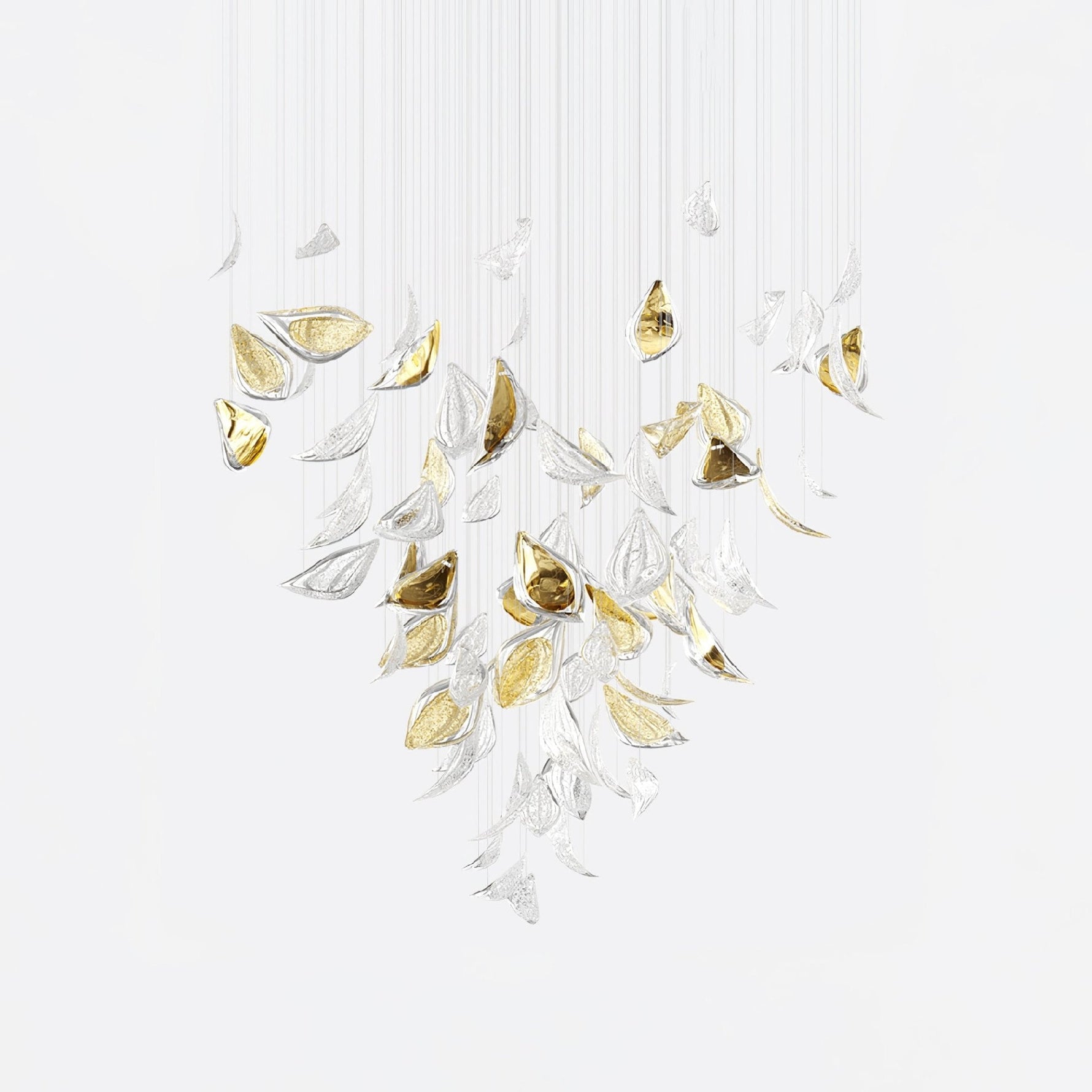 Avynen Crystal Petal Chandelier - Lamp Outdoor