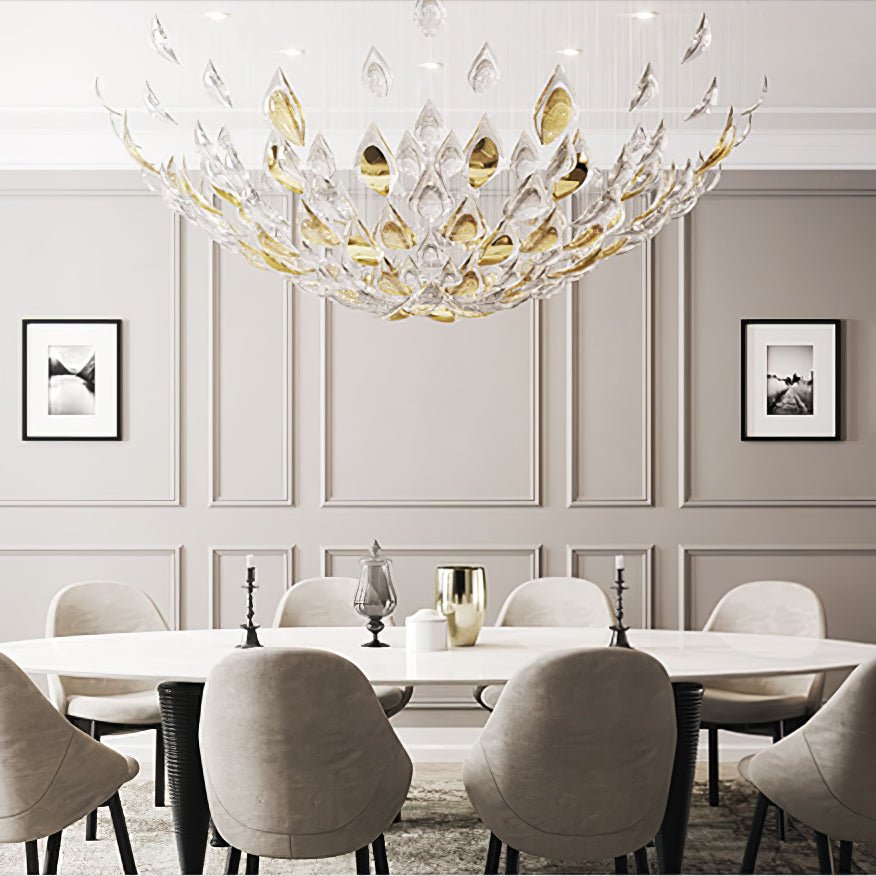 Avynen Crystal Petal Chandelier - Lamp Outdoor