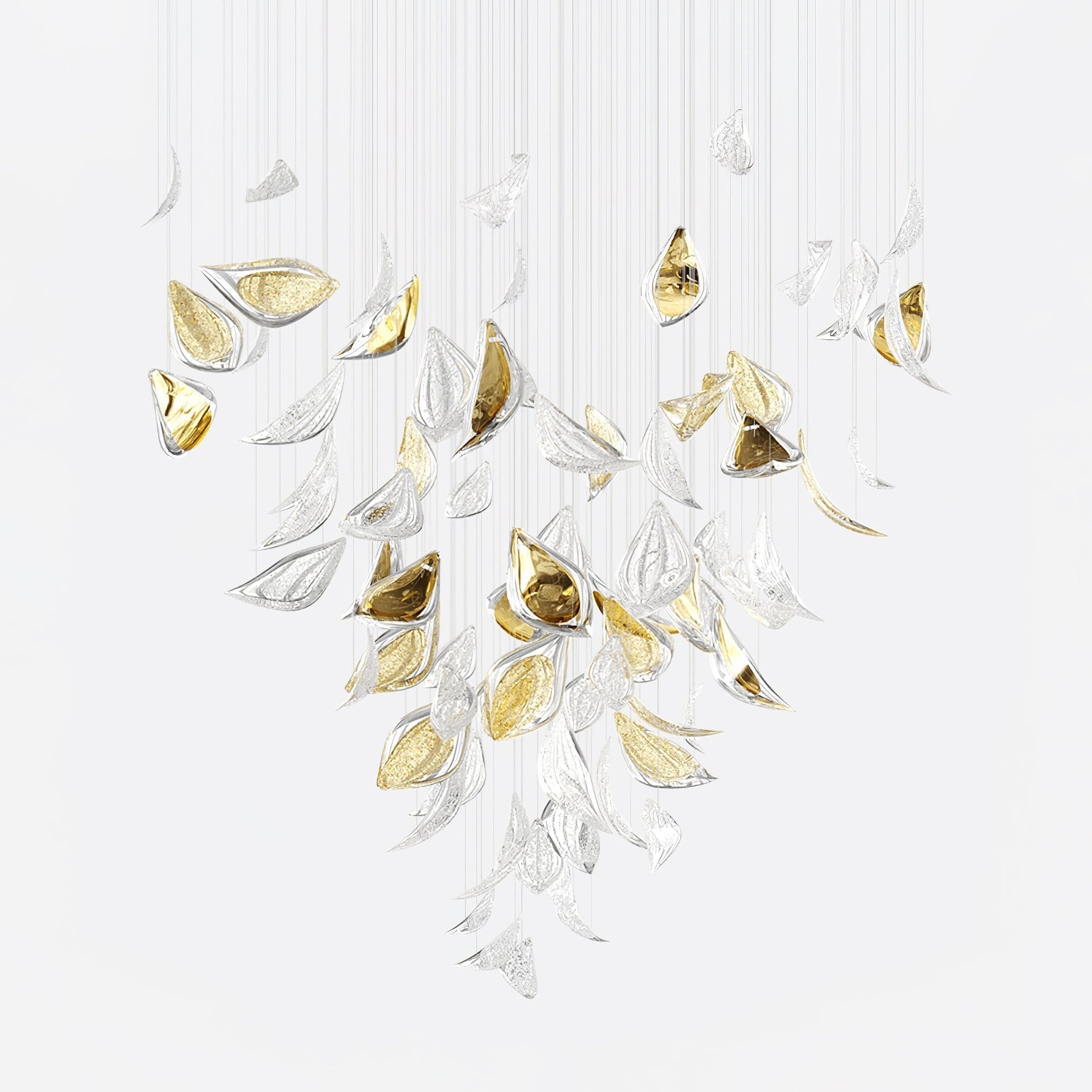 Avynen Crystal Petal Chandelier - Lamp Outdoor