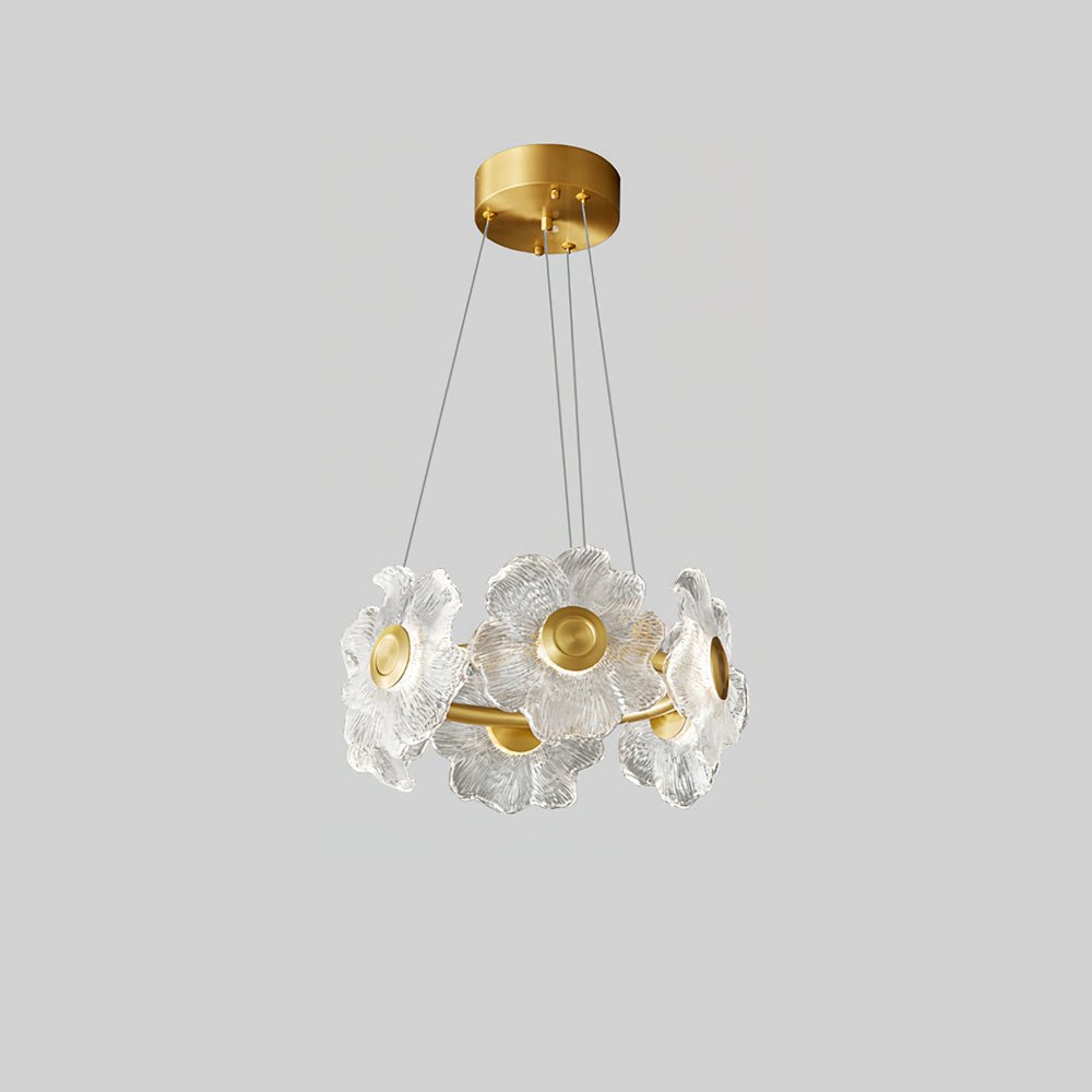 Flora Glass Chandelier - Lamp Outdoor