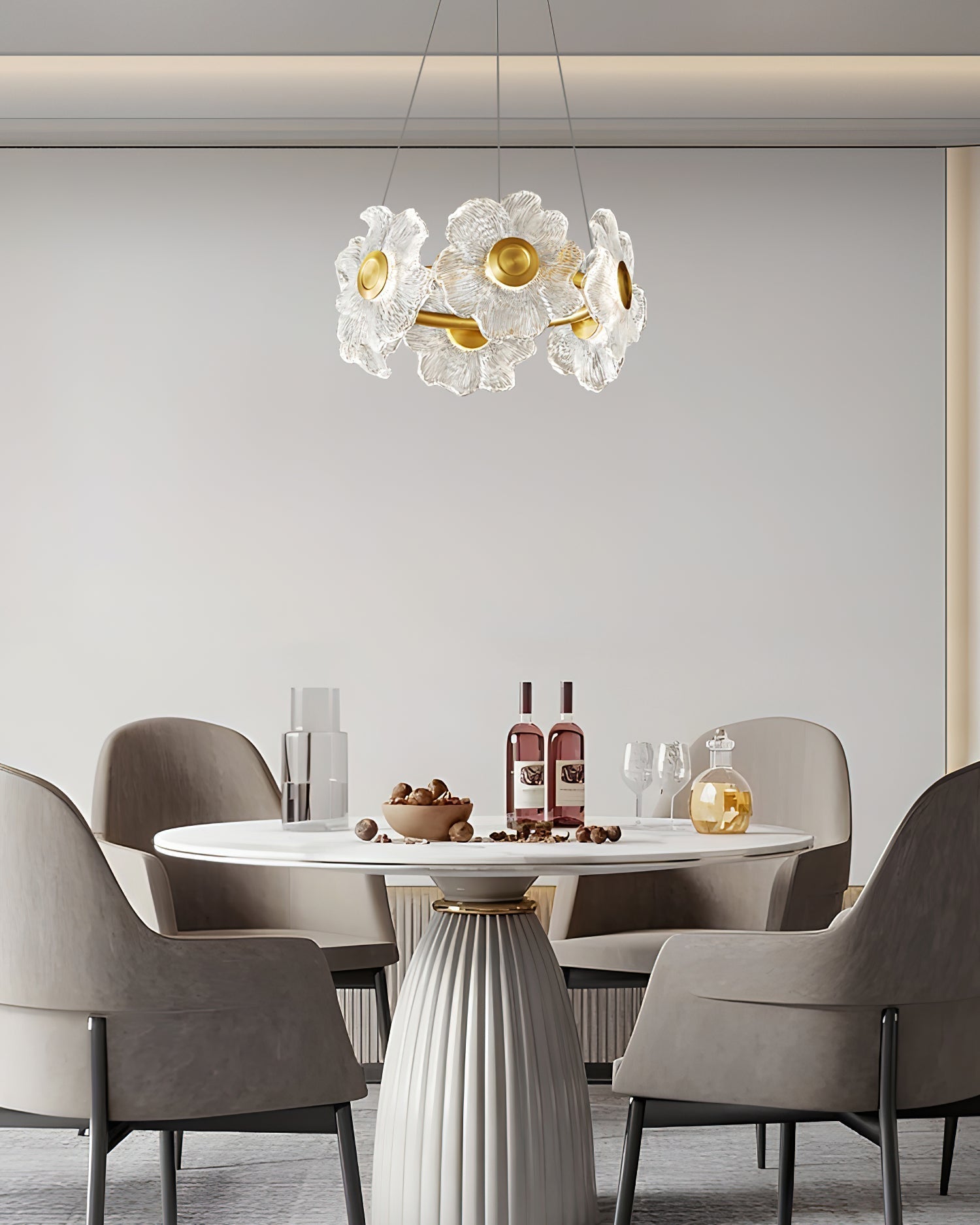 Flora Glass Chandelier - Lamp Outdoor