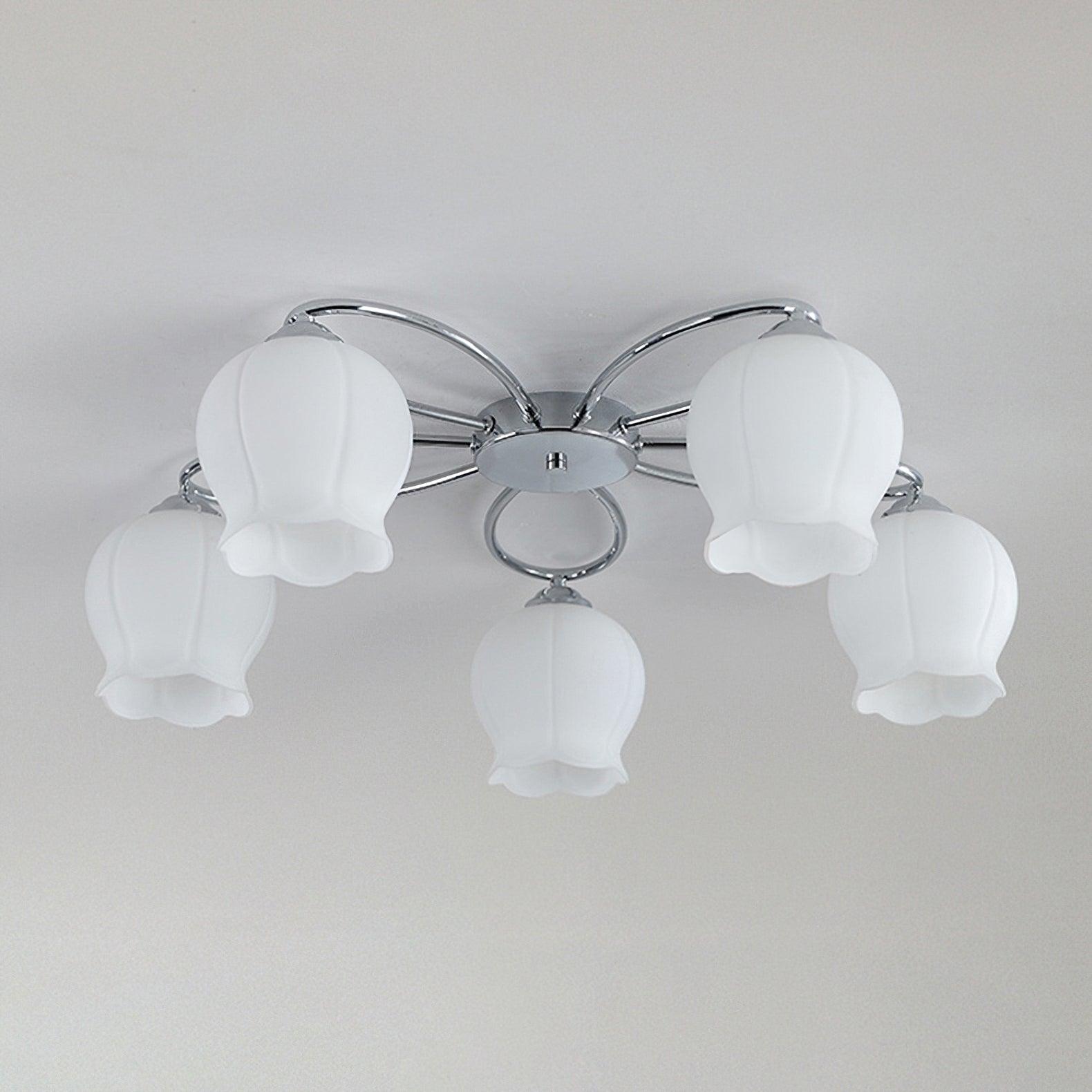 Floral Glass Ceiling Lamp - Lamp Outdoor