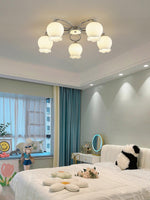 Floral Glass Ceiling Lamp - Lamp Outdoor