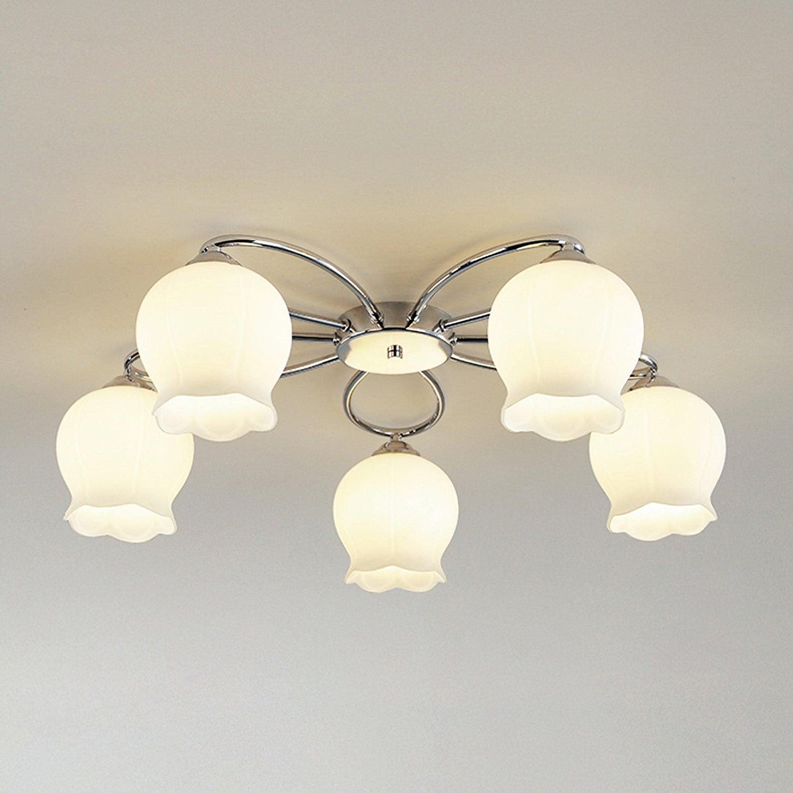 Floral Glass Ceiling Lamp - Lamp Outdoor