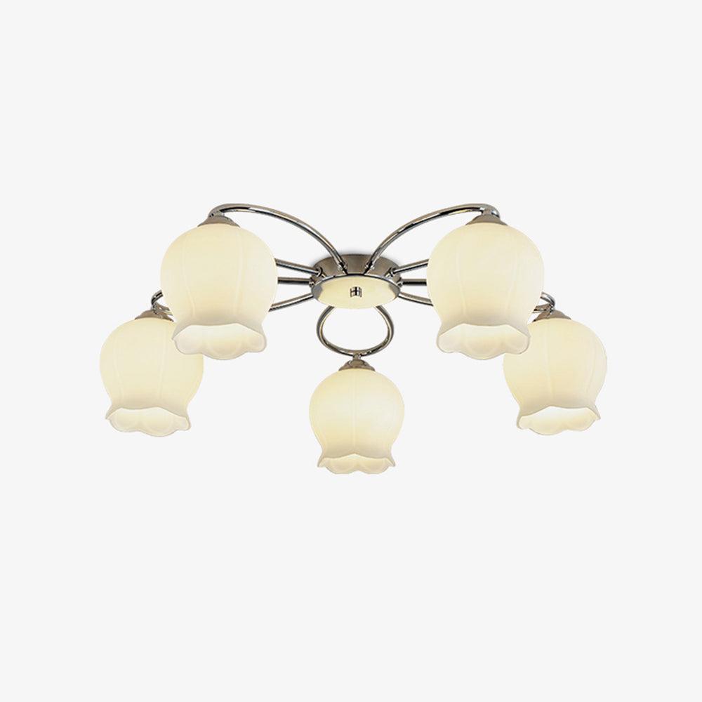 Floral Glass Ceiling Lamp - Lamp Outdoor