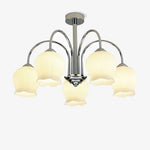 Aurora Chandelier Floral Glass - Lamp Outdoor