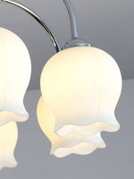 Aurora Chandelier Floral Glass - Lamp Outdoor