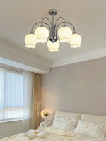 Aurora Chandelier Floral Glass - Lamp Outdoor