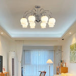 Aurora Chandelier Floral Glass - Lamp Outdoor