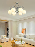 Aurora Chandelier Floral Glass - Lamp Outdoor