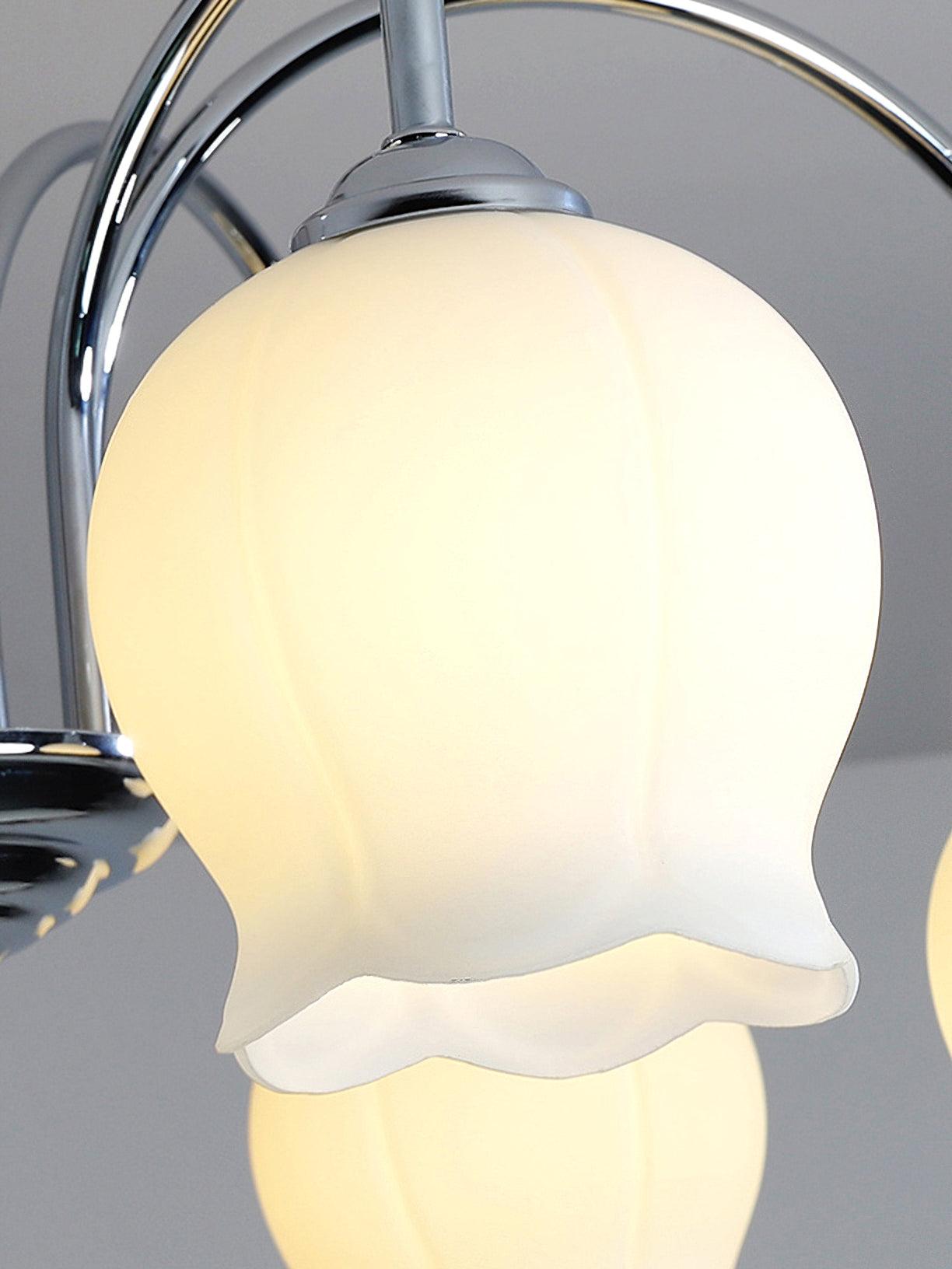 Aurora Chandelier Floral Glass - Lamp Outdoor