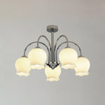 Aurora Chandelier Floral Glass - Lamp Outdoor