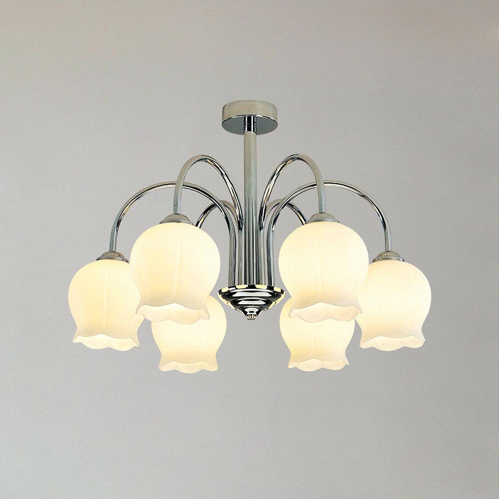 Aurora Chandelier Floral Glass - Lamp Outdoor