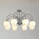 Aurora Chandelier Floral Glass - Lamp Outdoor
