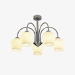 Aurora Chandelier Floral Glass - Lamp Outdoor