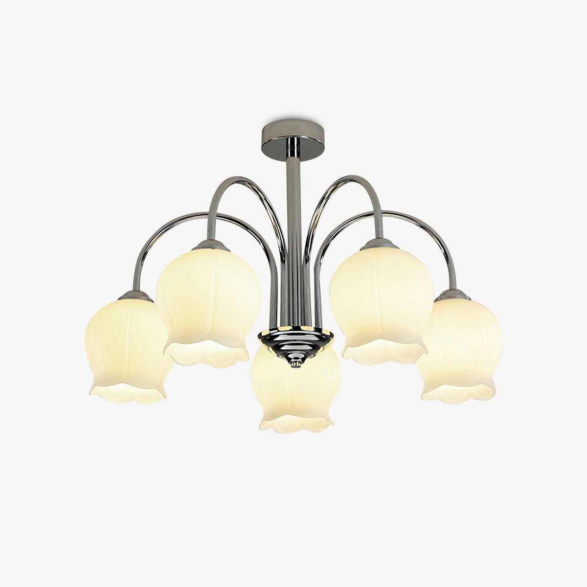 Aurora Chandelier Floral Glass - Lamp Outdoor