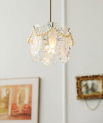 Floral Glass Pendant Lamp - Lamp Outdoor