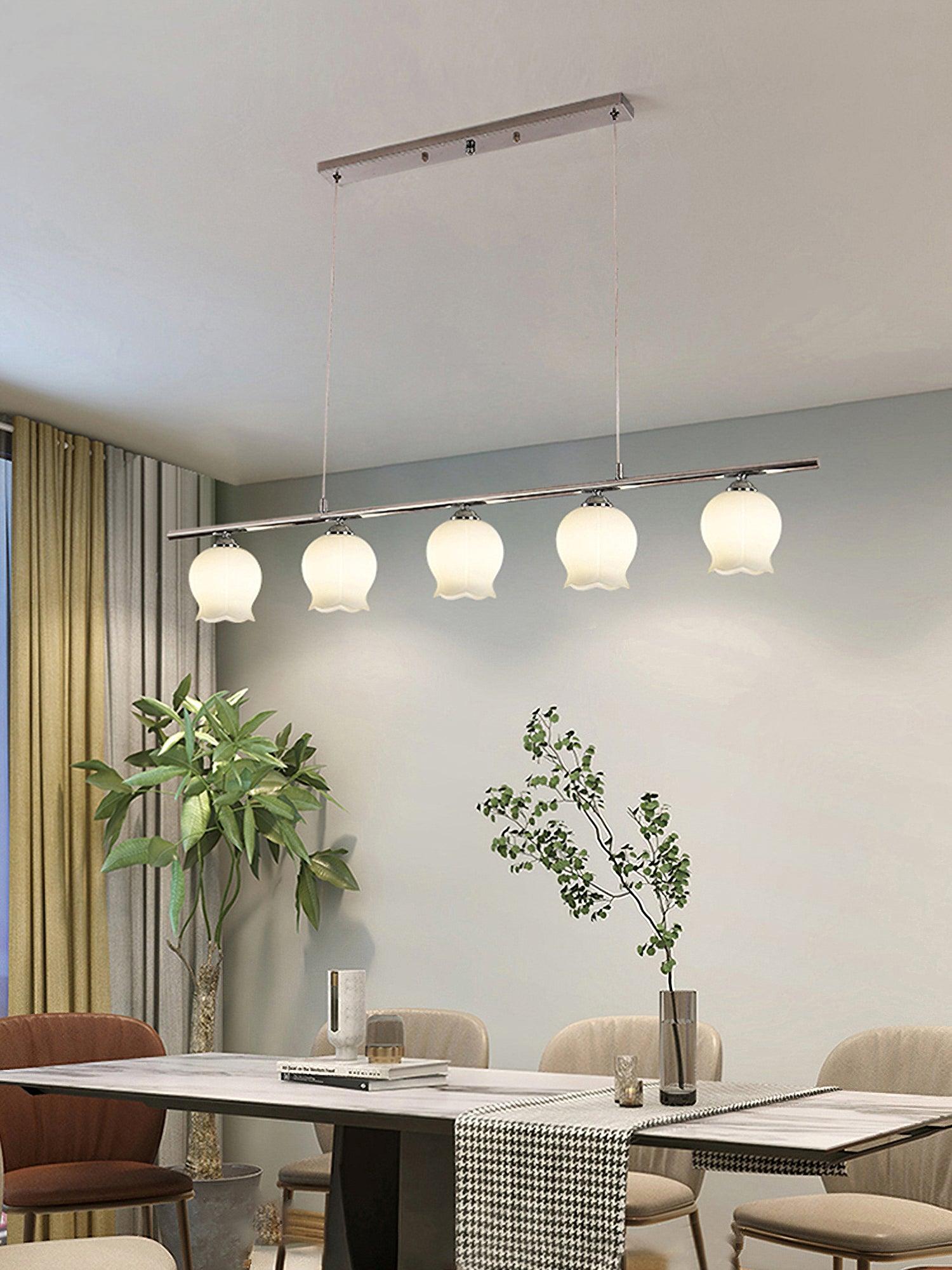 Floral Glass Modern Pendant Lamp - Lamp Outdoor