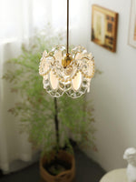 Floral Glass Pendant Lamp - Lamp Outdoor