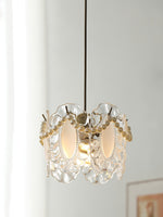 Floral Glass Pendant Lamp - Lamp Outdoor