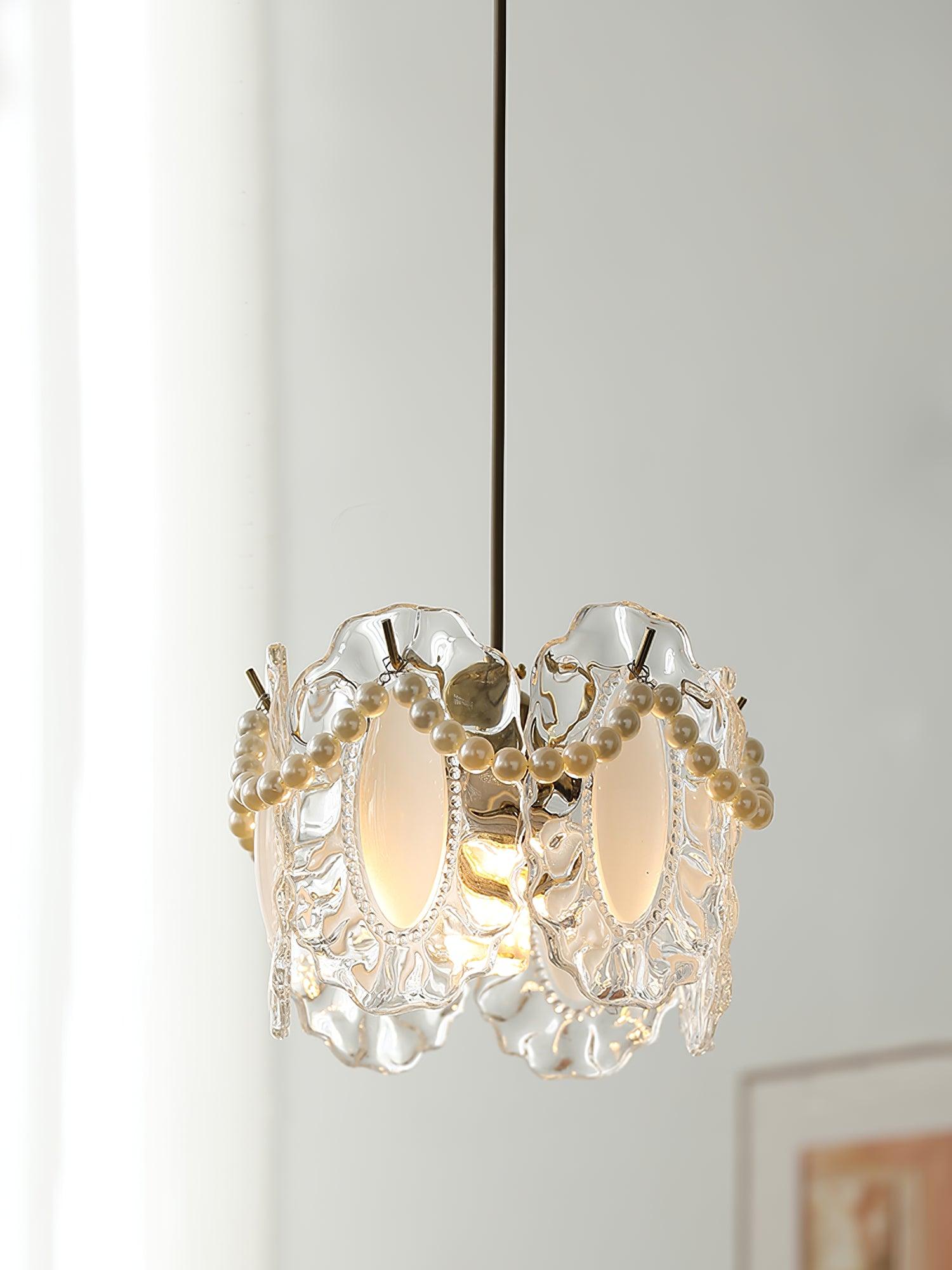 Floral Glass Pendant Lamp - Lamp Outdoor