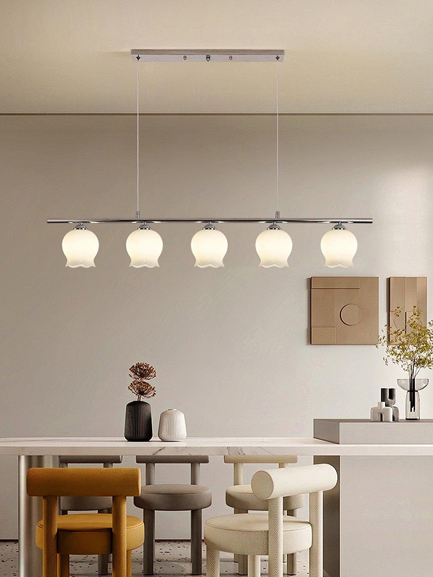 Floral Glass Modern Pendant Lamp - Lamp Outdoor