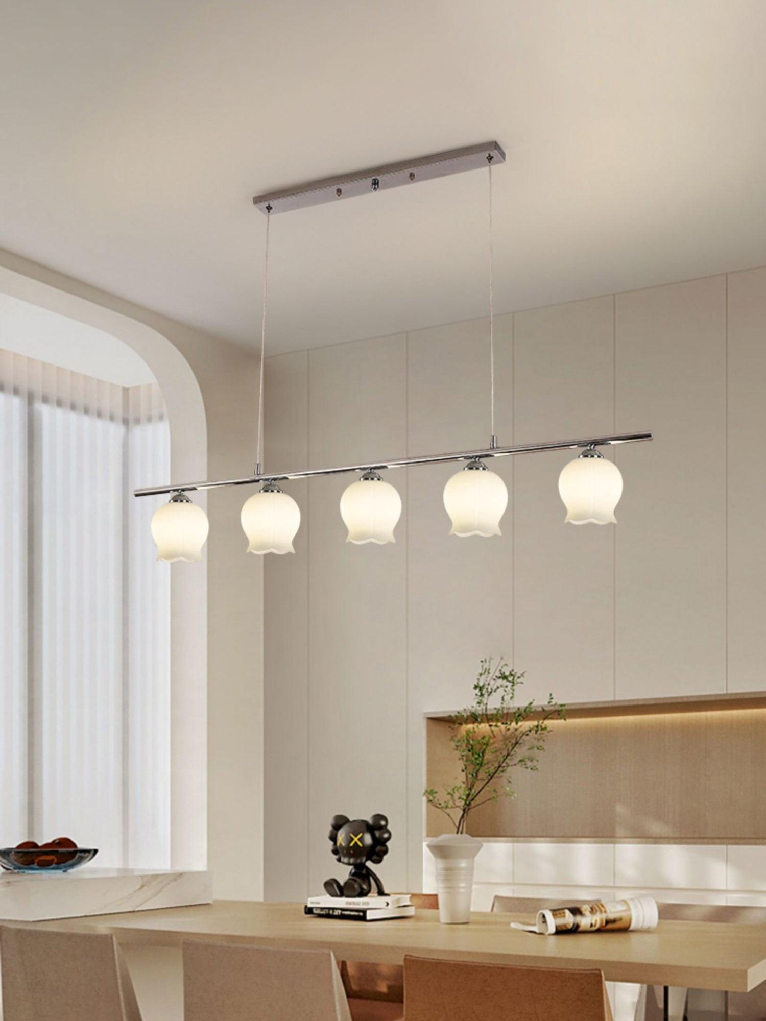 Floral Glass Modern Pendant Lamp - Lamp Outdoor