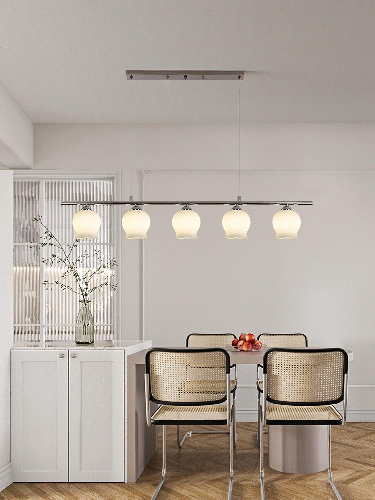 Floral Glass Modern Pendant Lamp - Lamp Outdoor