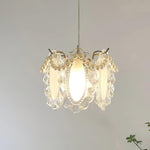 Floral Glass Pendant Lamp - Lamp Outdoor