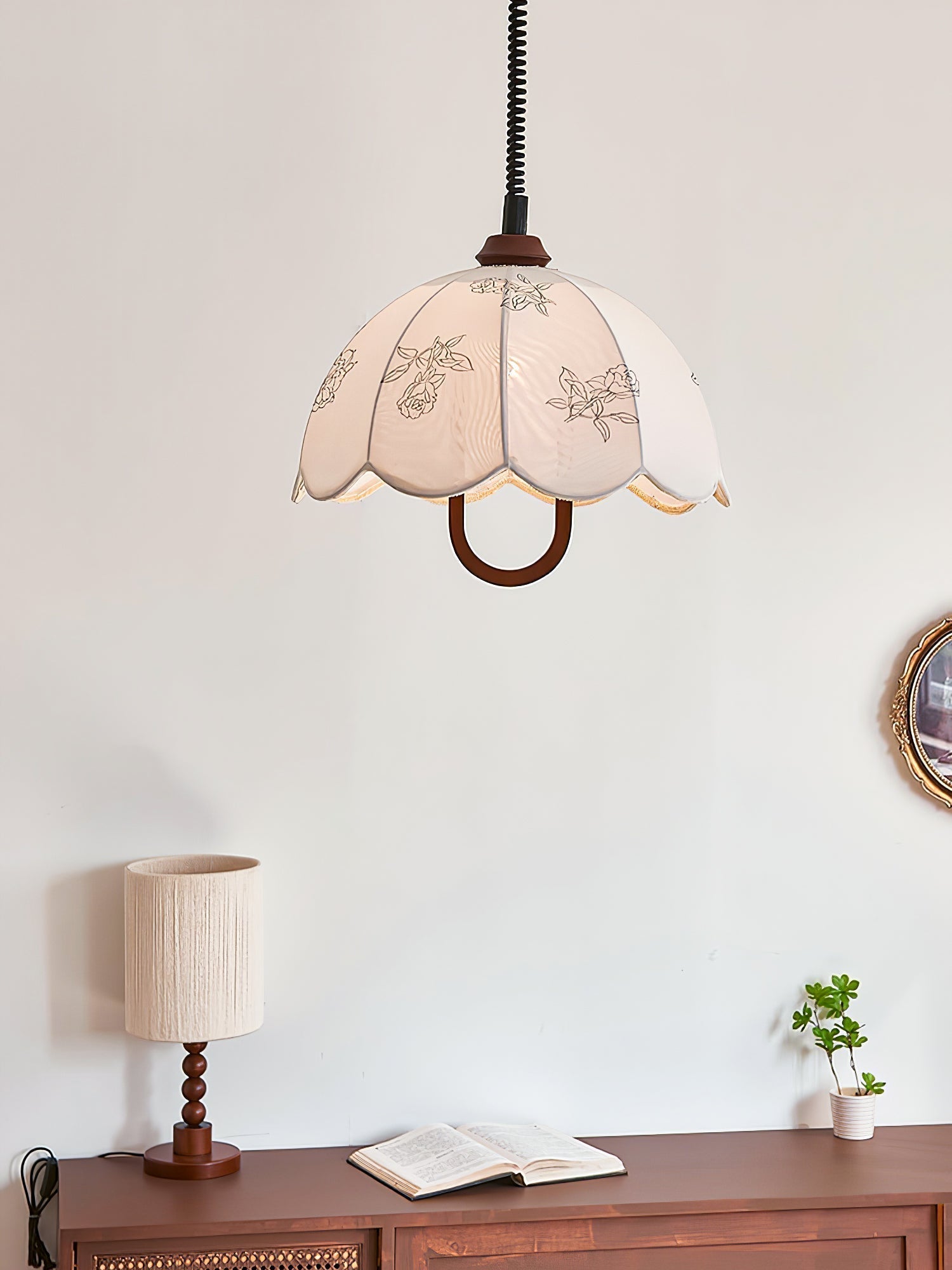 Floral Grace Pendant Lamp - Lamp Outdoor