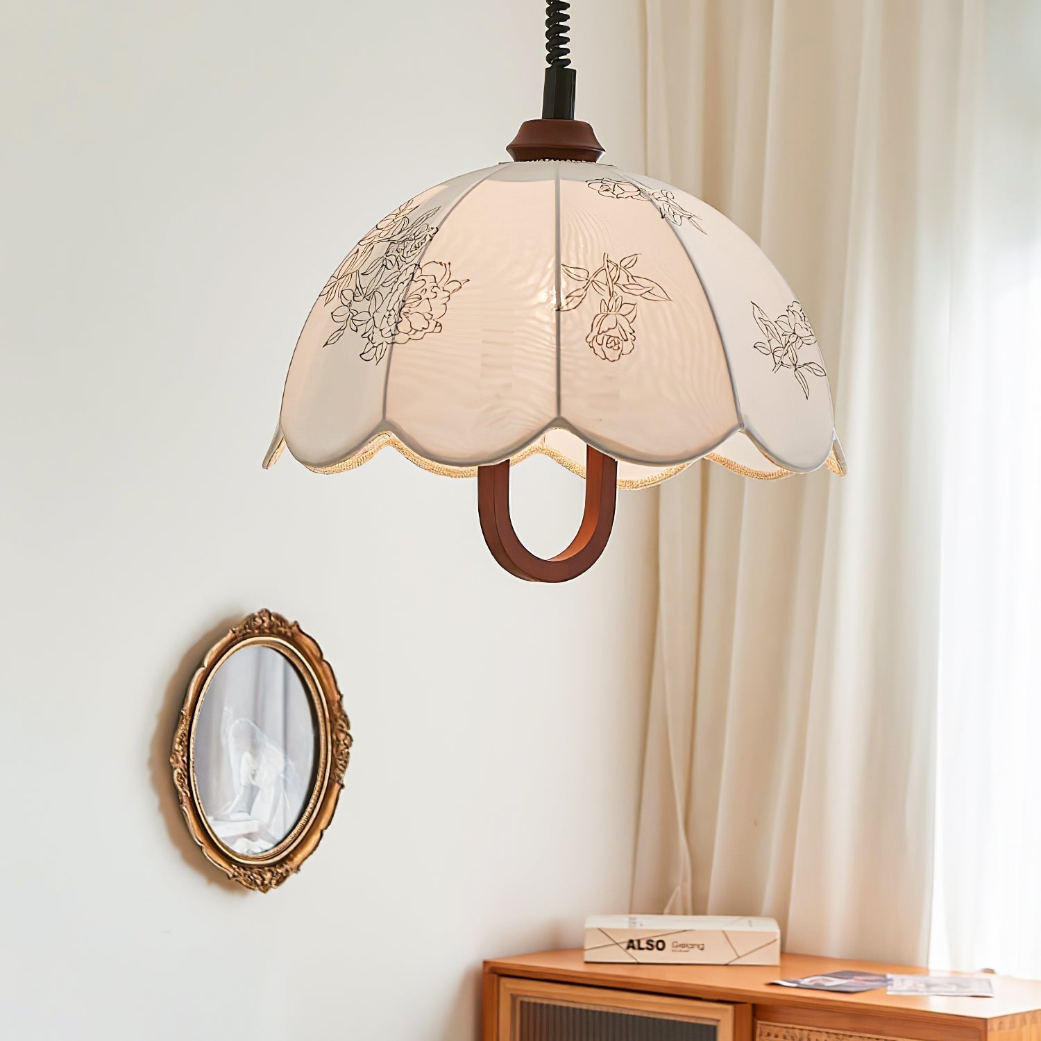 Floral Grace Pendant Lamp - Lamp Outdoor