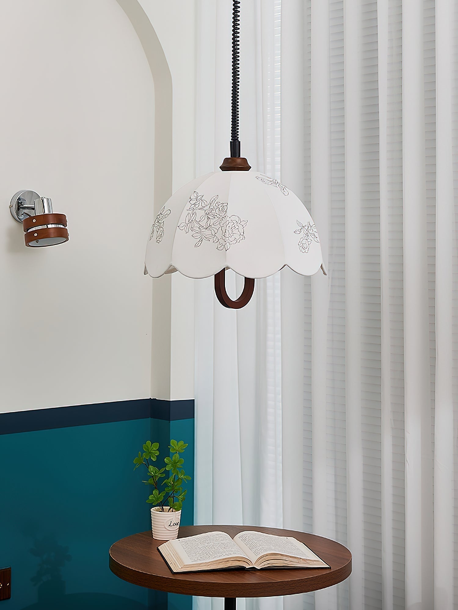 Floral Grace Pendant Lamp - Lamp Outdoor