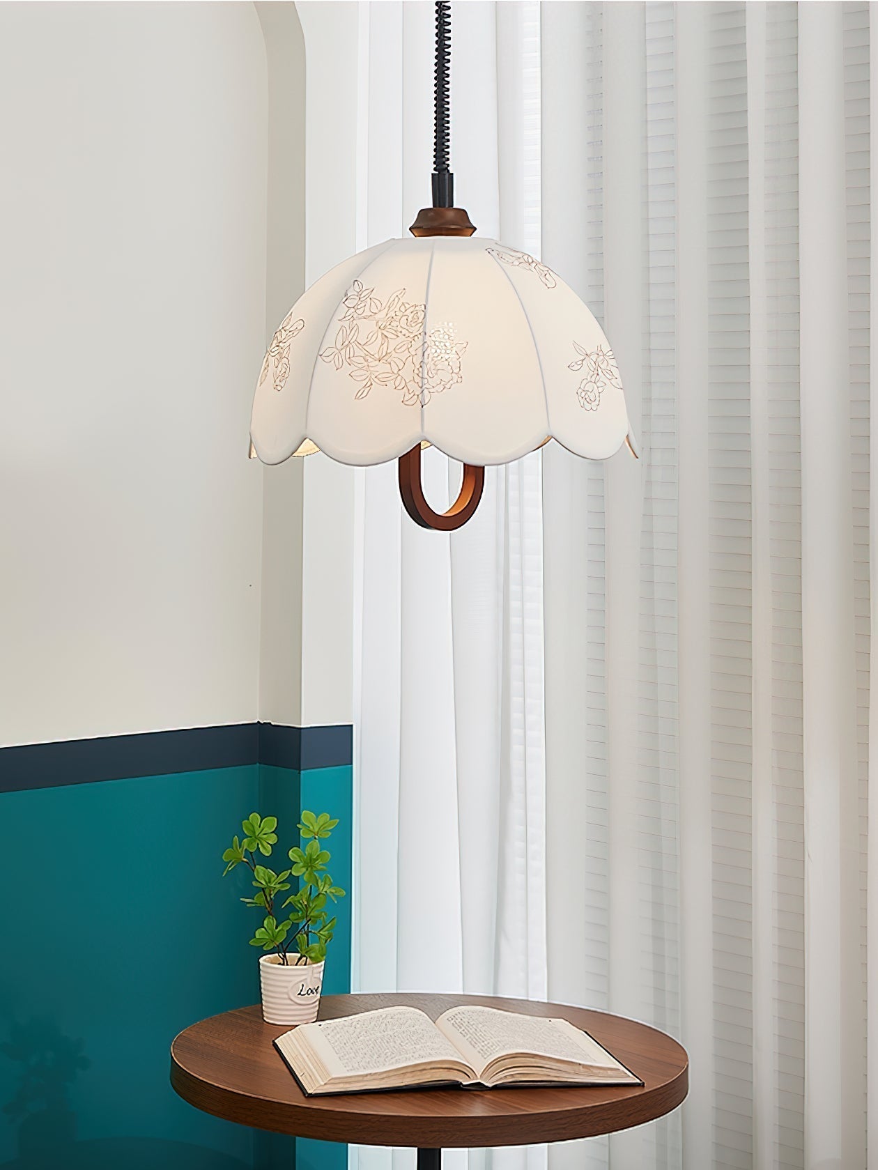 Floral Grace Pendant Lamp - Lamp Outdoor