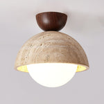 Solana Travertine Ceiling Light - Lamp Outdoor